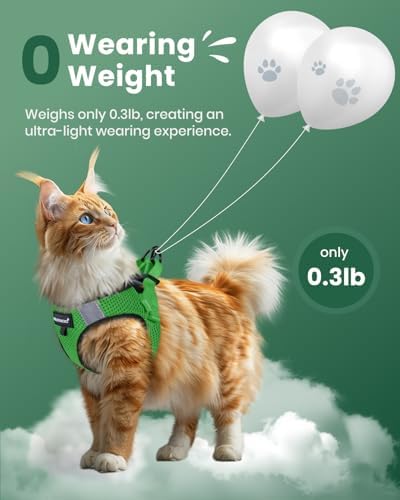 FAYOGOO Cat Harness and Leash Set, Escape-Proof Step-in Vest - Image 4