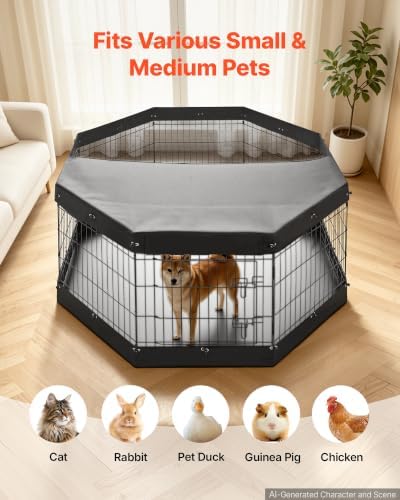 VEVOR Dog Playpen 30 Inch 8 Panels Exercise Pen - Image 5