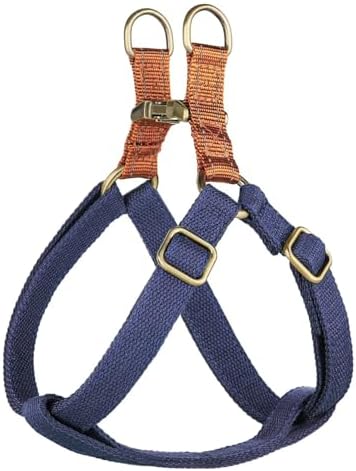 Didog Step in Dog Harnes for Medium Dogs, Dark Blue, Chest 19-28" by Didog