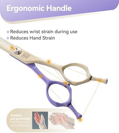 Curved Dog Grooming Scissors - Image 3