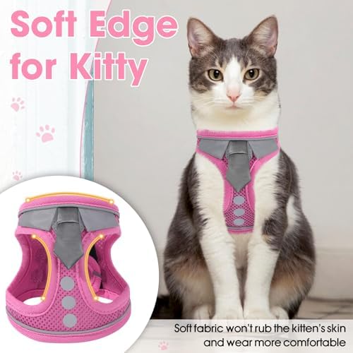 Cat Harness and Leash Set for Walking Escape Proof Vest for Kitten - Image 4