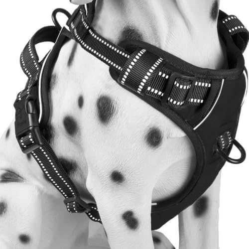 PoyPet No Pull Dog Harness Large, Reflective Vest by PoyPet