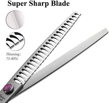 8'' Chunker Dog Grooming Scissors - Image 4