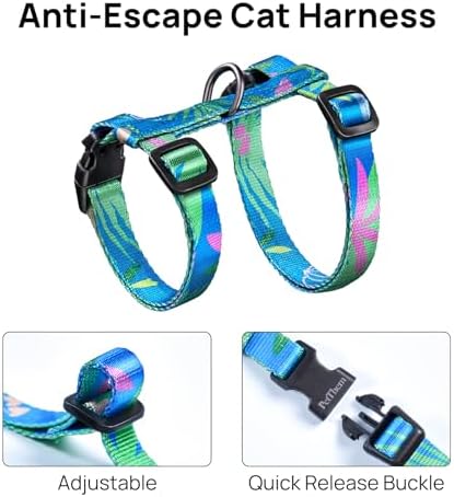 PetThem Adjustable Cat Harness and Leash Set Escape Proof - Image 4