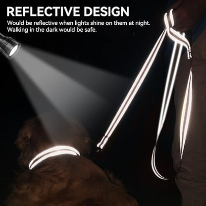 Joytale Reflective Dog Leash for Small Dogs, 5 FT x 3/4" - Image 4