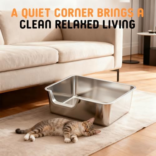 Stainless Steel Litter Box - Image 3