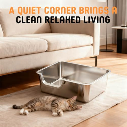 Stainless Steel Litter Box - Image 3