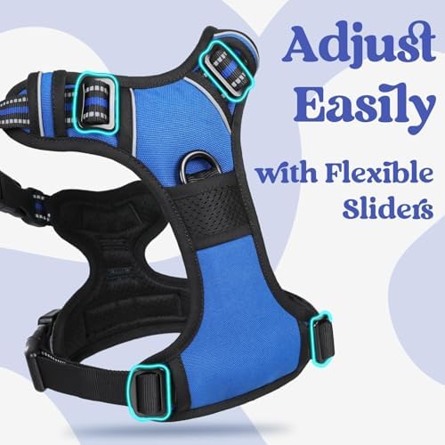 rabbitgoo Dog Harness Medium Sized, Updated Easy On & Off - Image 4