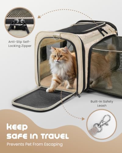MIDOG Soft Cat Carrier Airline Approved, Expandable - Image 4