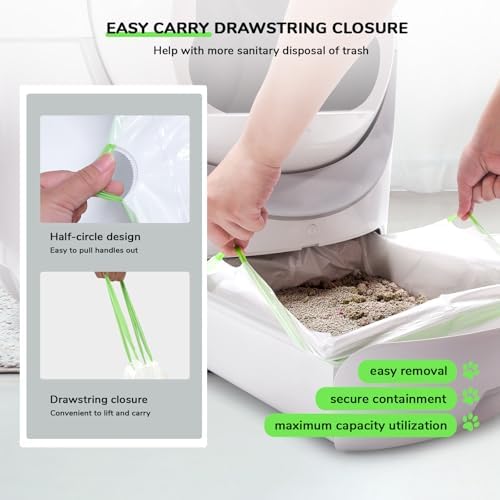 65 Count Drawstring Cat Litter Bags - Image 4