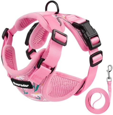 Dooradar Cat Harness and Leash Set, Adjustable and Escape Proof by Dooradar