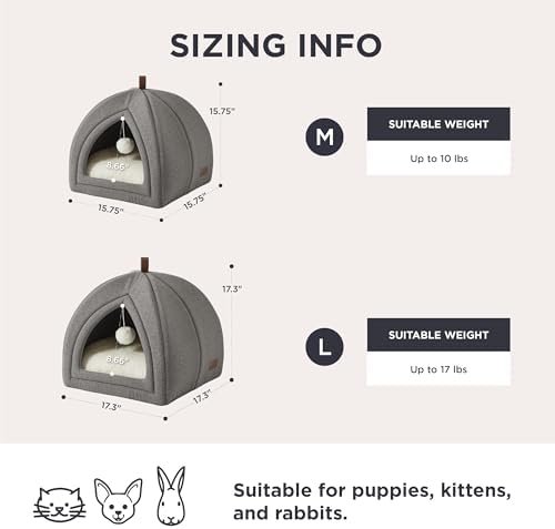Bedsure 2in1 Cat Beds for Indoor Cats Cave for Kitten - Image 5