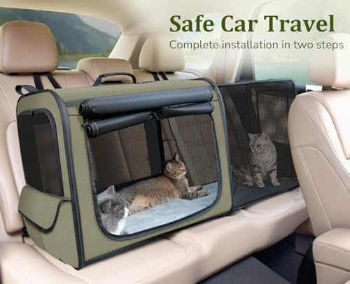 Dog Car Carrier Light Weight, Expandable, Foldable Dog Carrier - Image 4