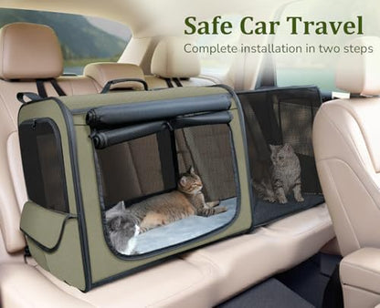 Dog Car Carrier Light Weight, Expandable, Foldable Dog Carrier - Image 4