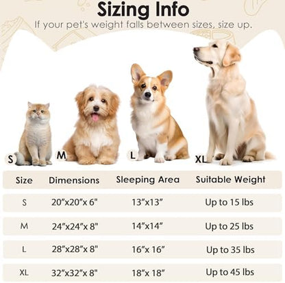 28in Large Dog Bed, Calming Donut Bed - Image 2