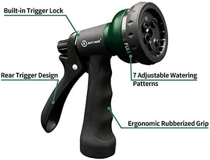 AUTOMAN Garden Hose Nozzle, Water Hose Sprayer Nozzle - Image 2