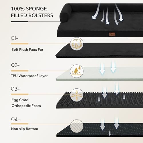 Orthopedic Washable Dog Bed for Large Dogs - Image 7