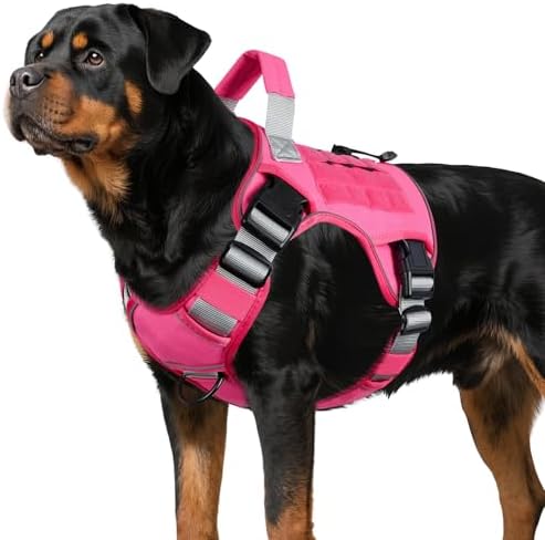 WINGOIN Pink Tactical Dog Harness by WINGOIN