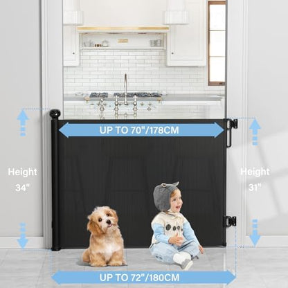 PRObebi Retractable Baby & Dog Gate - Image 4