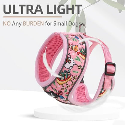 PUPTECK Christmas Dog Harness and Leash Set No Pull Small Sized Dogs Puppy - Image 5