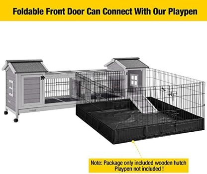 Aivituvin Rabbit Hutch Bunny Cage - Image 4