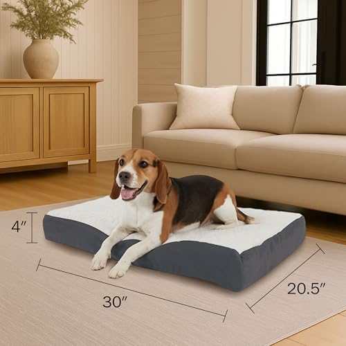 PETMAKER Orthopedic Pet Bed – 2-Layer Memory Foam Dog Bed - Image 2