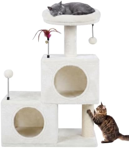 YUNIQUE Small Cat Tree for Indoor Cats, Cat Tower by YUNIQUE