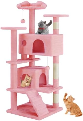 Sweetcrispy 54-inch Cat Tree Tower by Sweetcrispy