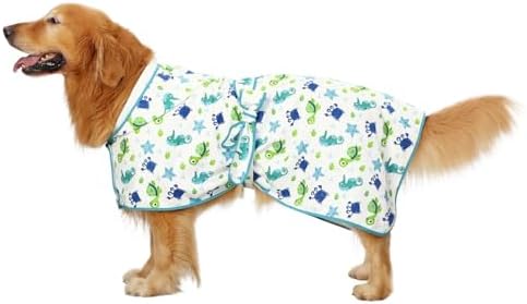 HDE Hooded Dog Bathrobe Quick Dry Towel Wrap - Image 3