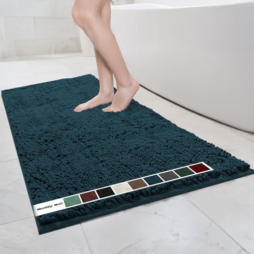 Muddy Mat® | Chenille Bathroom Rugs Quick Dry Microfiber Mats Non Slip Washable by MuddyMat%C2%AE