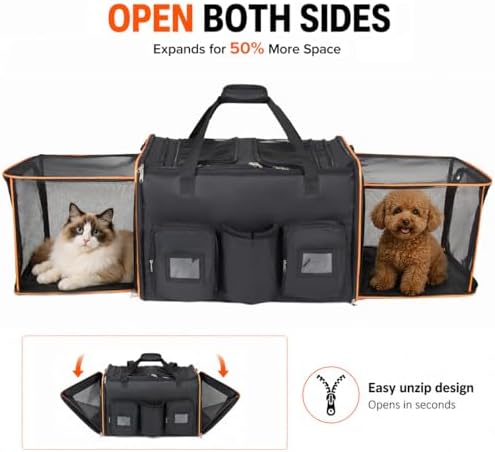 2 in 1 Collapsible Travel Dog Crate - Image 5