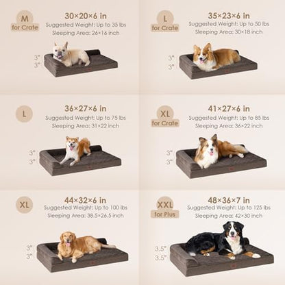EHEYCIGA Large Dog Bed Memory Foam - Image 2