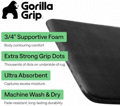 GORILLA GRIP® Memory Foam Bath Rug - Image 2