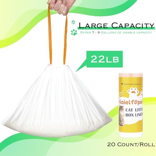 Cat Litter Box Drawstring Liner Bags - Image 2