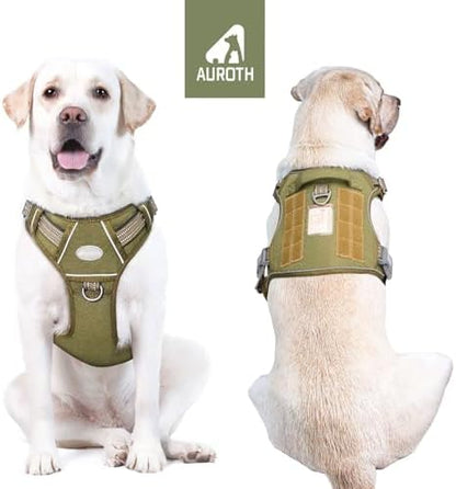 AUROTH Tactical Dog Harness Medium Sized Dog No Pull Adjustable Dog Vest - Image 2