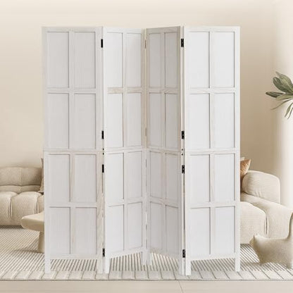 4 Panel Room Divider, 2-in-1 Detachable Privacy Screen - Image 7