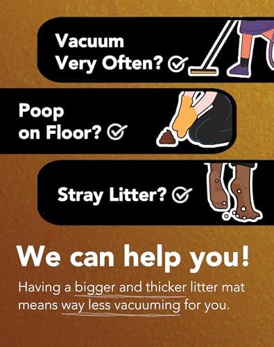 Lukamoo® Cute Cat Litter Mat, for Kitty Litter & Cat Litter Box, Independent - Image 2