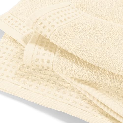 GLAMBURG 100% Cotton Oversized 2 Pack Bath Sheets 35x70, Ultra Soft Highly - Image 2