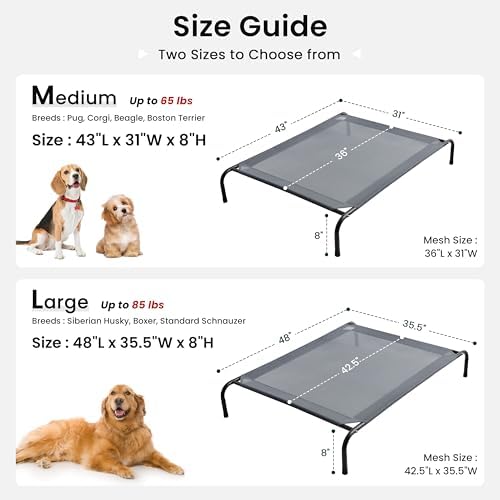 Love's cabin Elevated Cooling Dog Bed - Image 6