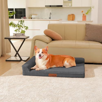 Rainmr Microsuede Dog Bed for Small & Medium Dogs - Image 2