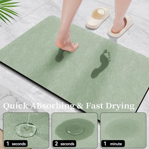 Long Bath Rugs 47x17-Diatomaceous Earth Stone Bath Mats - Image 3