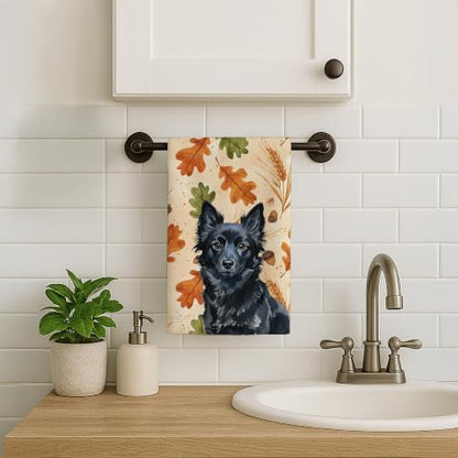 Caroline's Treasures Schipperke Dogs Kitchen Towel 15x25 in - Image 2