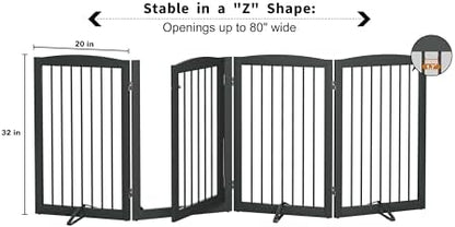 PUPETPO Freestanding Dog Gates - Image 6