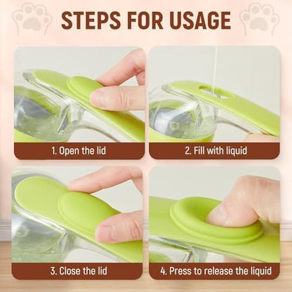 Pet Bath Brush with Shampoo Dispenser, 2026 New Dog Bath Brush Soft Silicone - Image 3