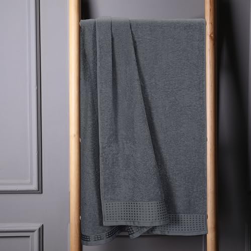 GLAMBURG 100% Cotton Oversized 2 Pack Bath Sheets 35x70, Ultra Soft Highly - Image 3