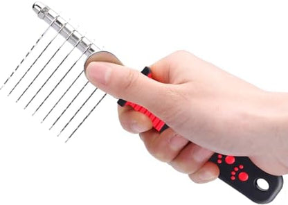 QUMY Dog Comb Kit-Dematting Rake Comb - Image 6