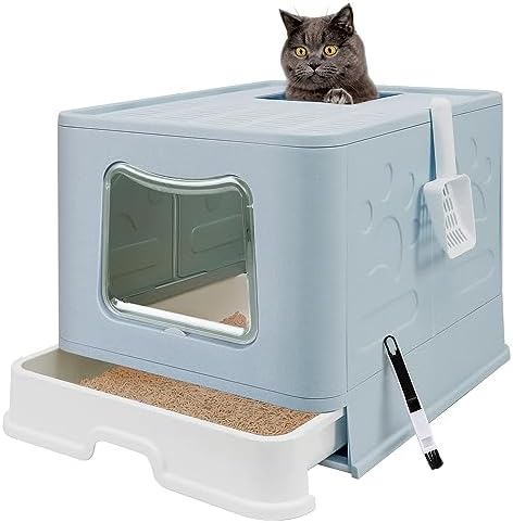 XL Foldable Cat Litter Box by FriendsofPeopleHappinessofPets
