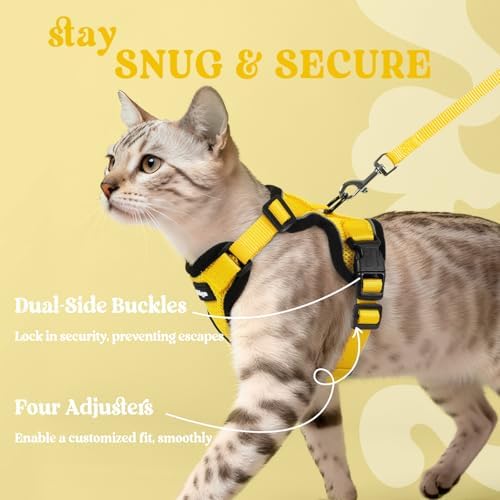 rabbitgoo Cat Harness and Leash Set, Escape Proof Vest - Image 6