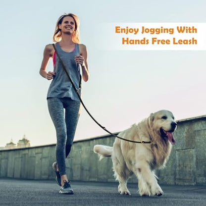 Leather Dog Leash 8ft, Soft Multi-Function 6 in 1 Leather Training Walking Lead - Image 4