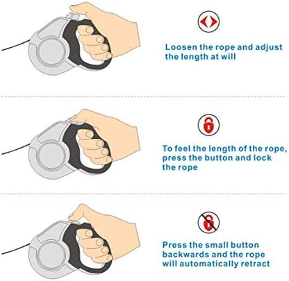 Idepet Heavy Duty Retractable Dog Leash - Image 5